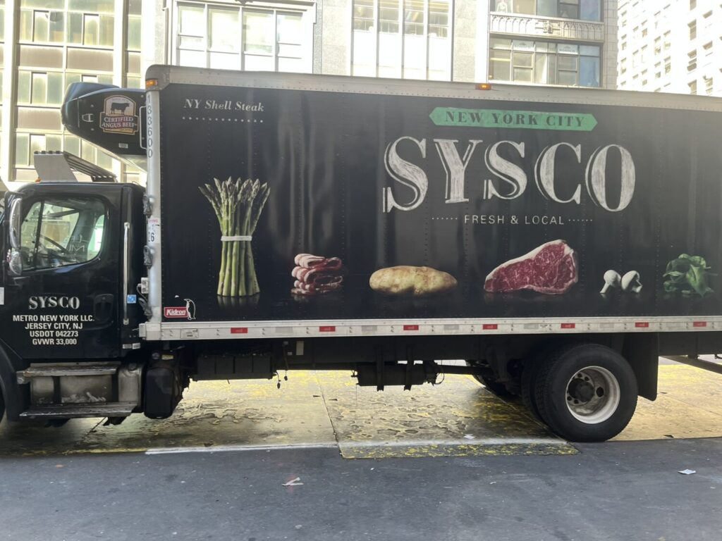 Sysco Truck in Manhattan