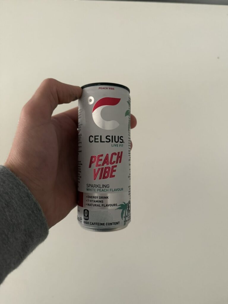 Ein Celsius Energydrink der mir aus den Niederlande mitgebracht wurde.