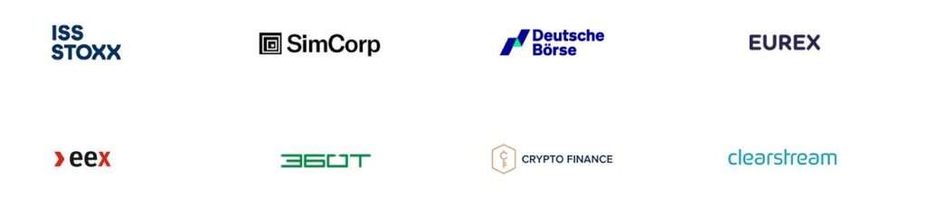 Ein paar Marken der Deutsche Börse Group